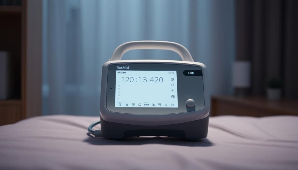 生成瑞思邁 AirStart10 自動調壓呼吸機的圖片